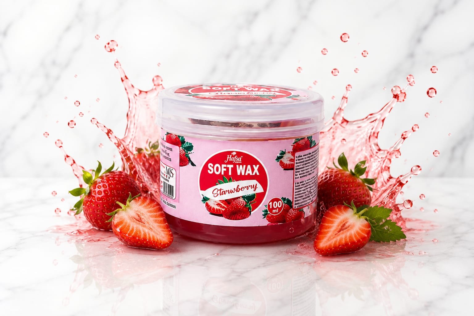 Hafsa Beauty Soft Wax Strawberry - 100ml