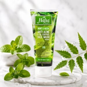 Hafsa Beauty Mint & Neem Anti Acne & Oil Control Face Wash (200g)