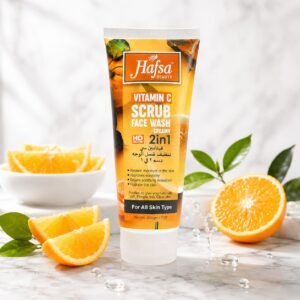 Hafsa Beauty Vitamin C Scrub Face Wash 2 in 1 (200g)