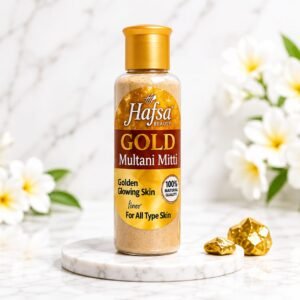 Hafsa Beauty Gold Multani Mitti - 100% Natural Clay