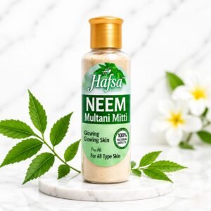 Hafsa Beauty Neem Multani Mitti - 100% Natural Clay